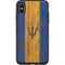 Barbados Flag Dark Wood Otterbox Symmetry iPhone Skin